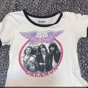 Aerosmith crop top